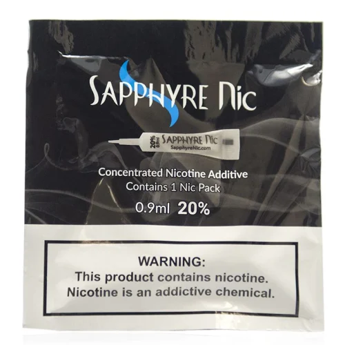 Sapphyre Nic Concentrated Unflavored Nicotine Additive 20% 0.9mL Pouch