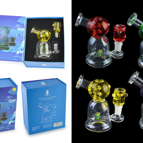 Spaceking Space Glacier Mini Freezable Bong