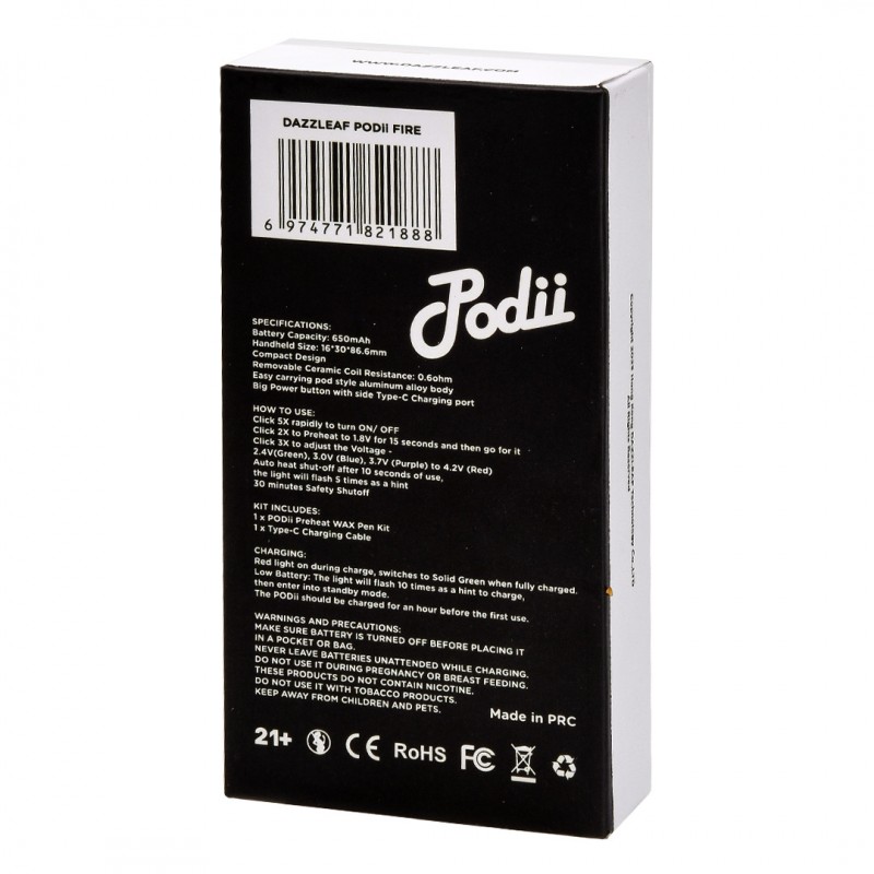 DazzLeaf PODii Vaporizer - Image 8