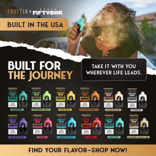 Fruitia x Fifty Bar 20K Disposable 5%