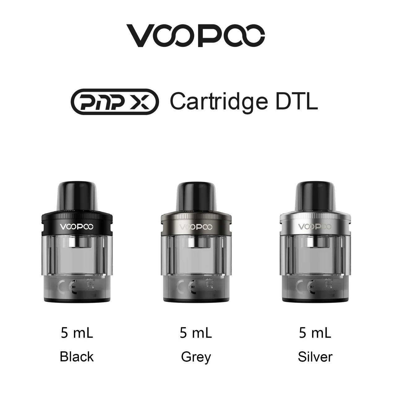 VooPoo Drag PnP Pod II Empty Replacement Pod 2pk