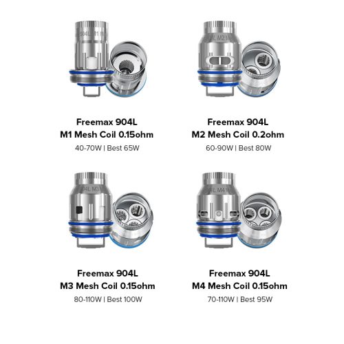 FreeMax 904L M Series Coils (3-Pack)